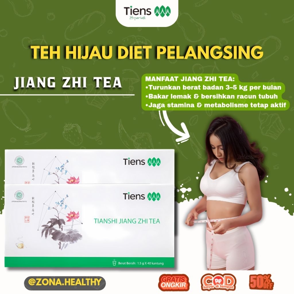 

Jiang Zhi Tea Tiens Teh Hijau Diet Pelangsing Teh Pelangsing Perut Buncit Teh Detox Minuman Penurun Berat Badan