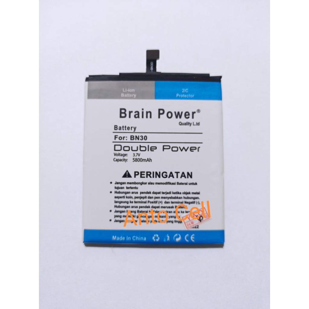 Baterai batre Xiaomi redmi 4A BN30 double power battery hp