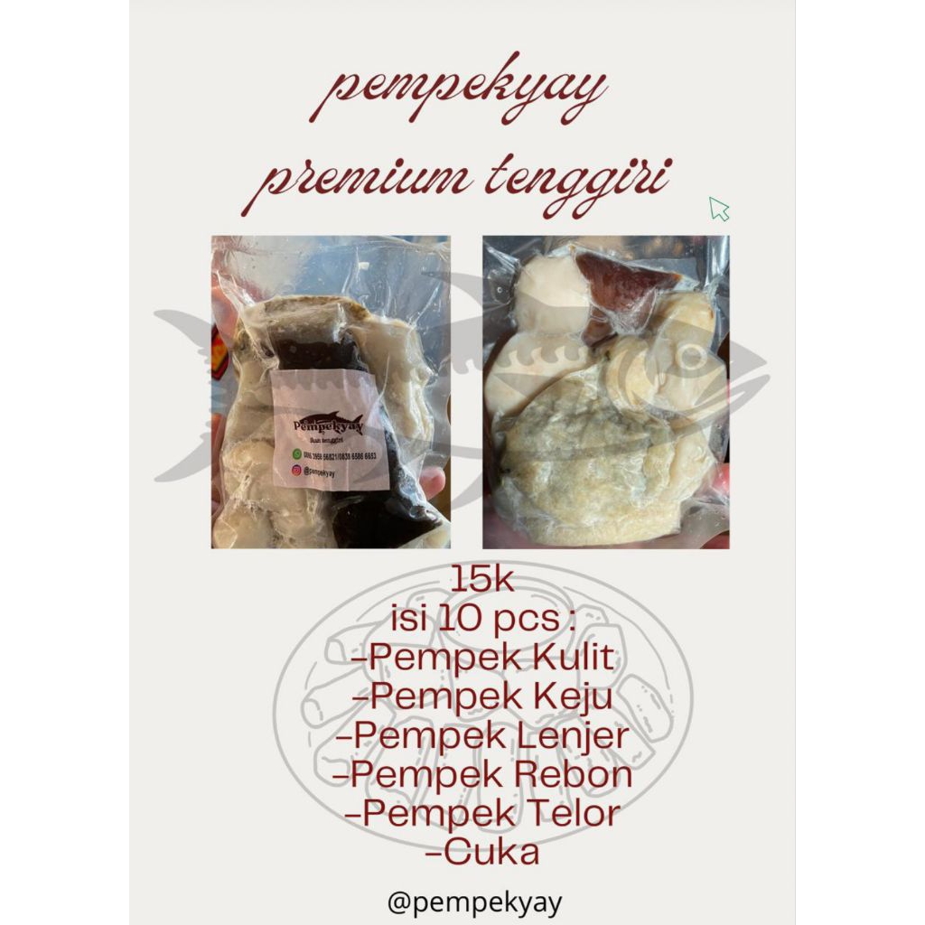 

Pempek ikan tenggiri premium