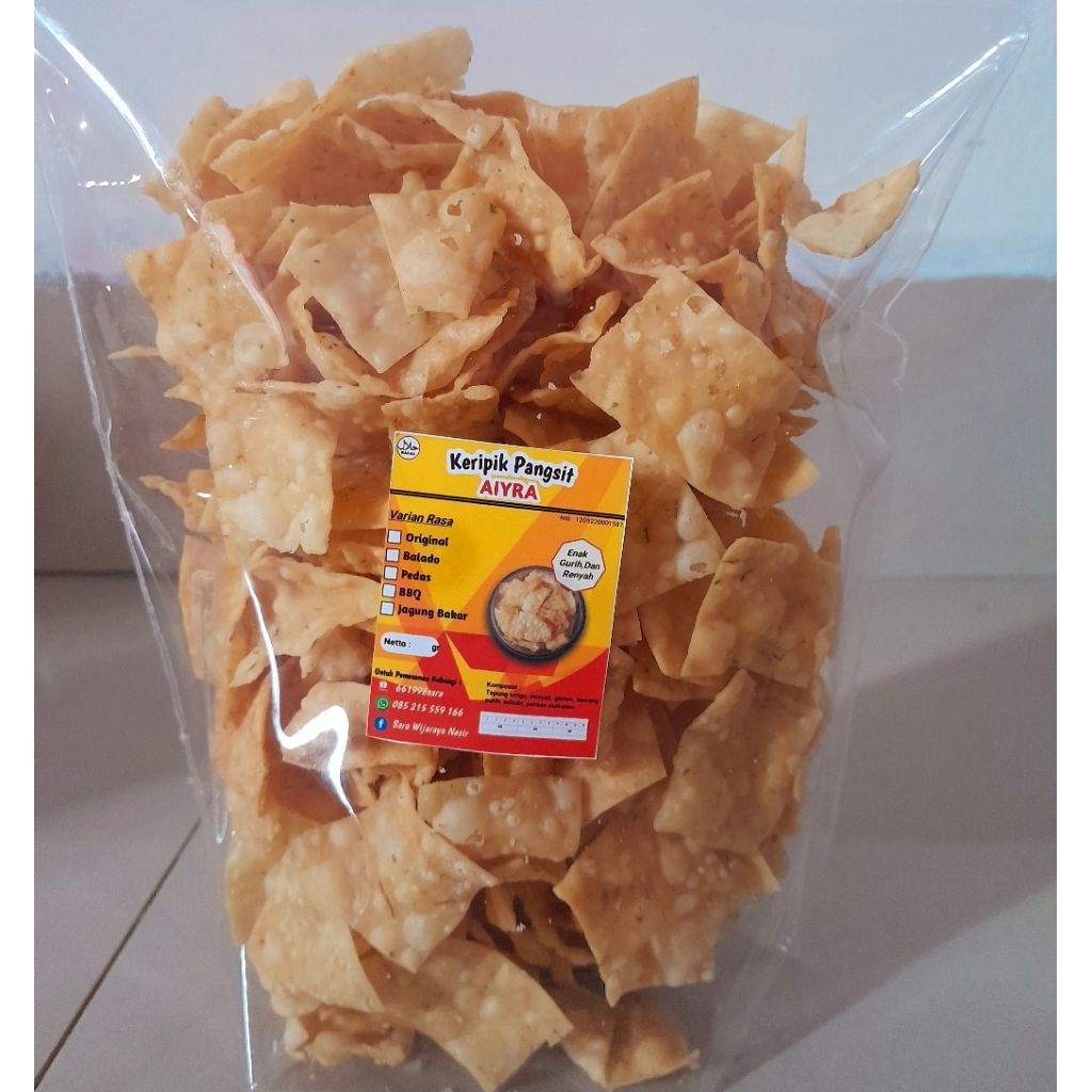 

Keripik Pangsit Original 250 gr termurah