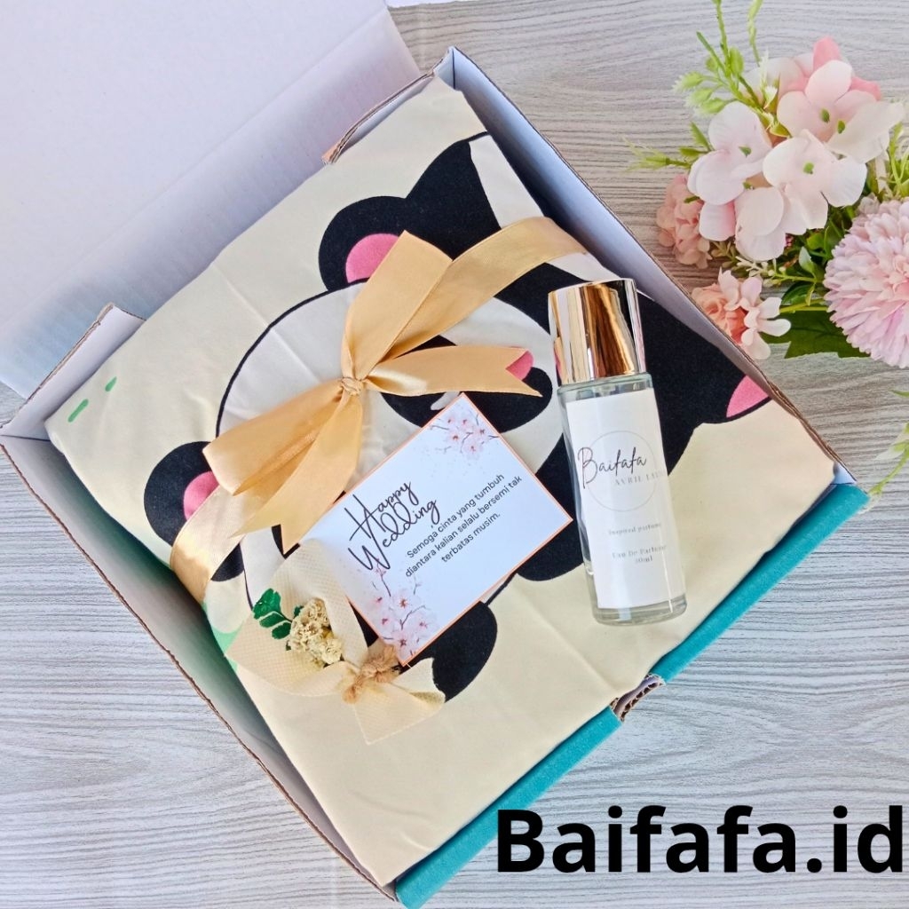 Hampers Sprei / Hadiah ulangtahun/ Wedding Gift Box / Kado Sprei / Kado Nikahan Kado Pernikahan / Ha