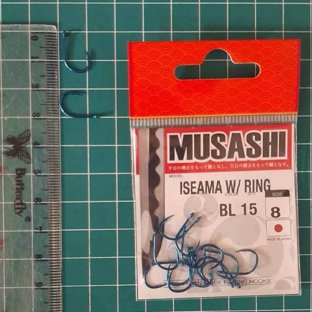 Kail Pancing Kecil Iseama With Ring Musashi Made In Japan