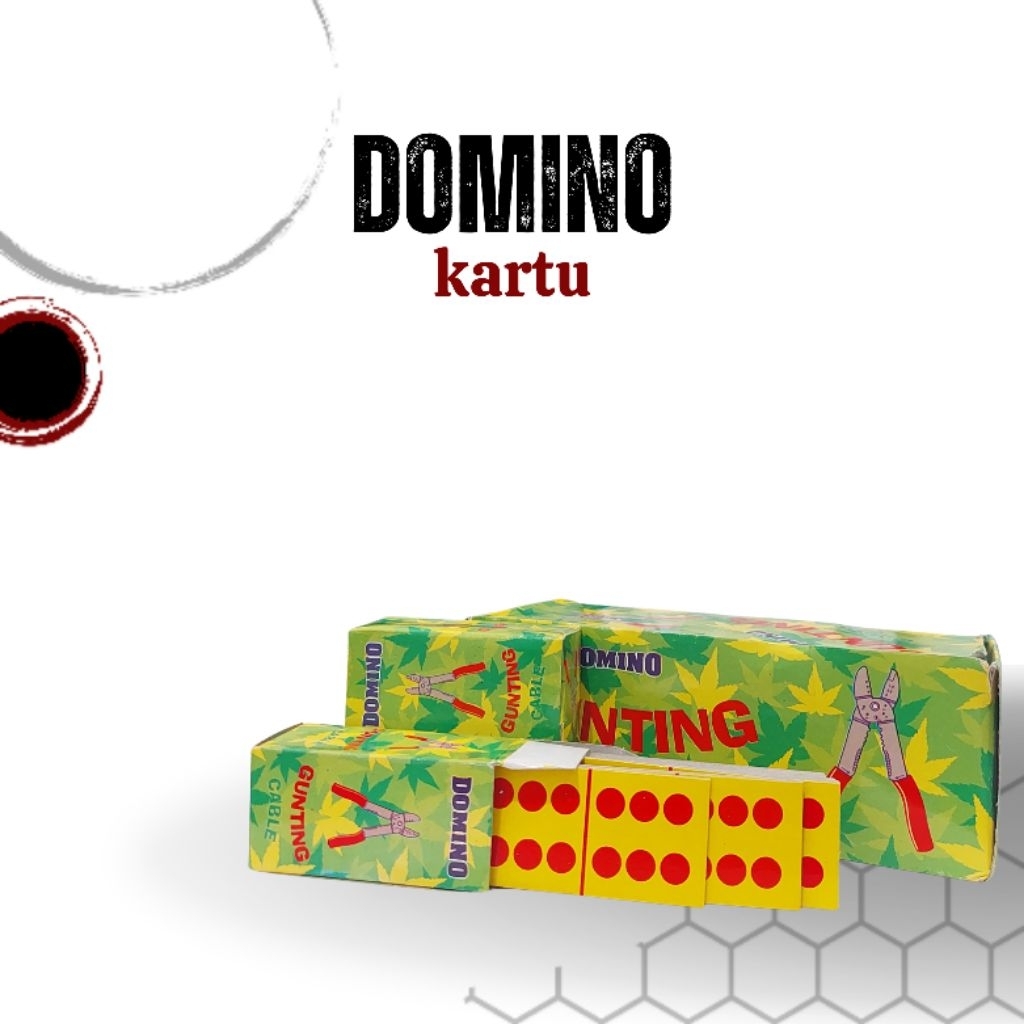 (1slop=10bks) Domino kartu - domino kartu main - dom murah