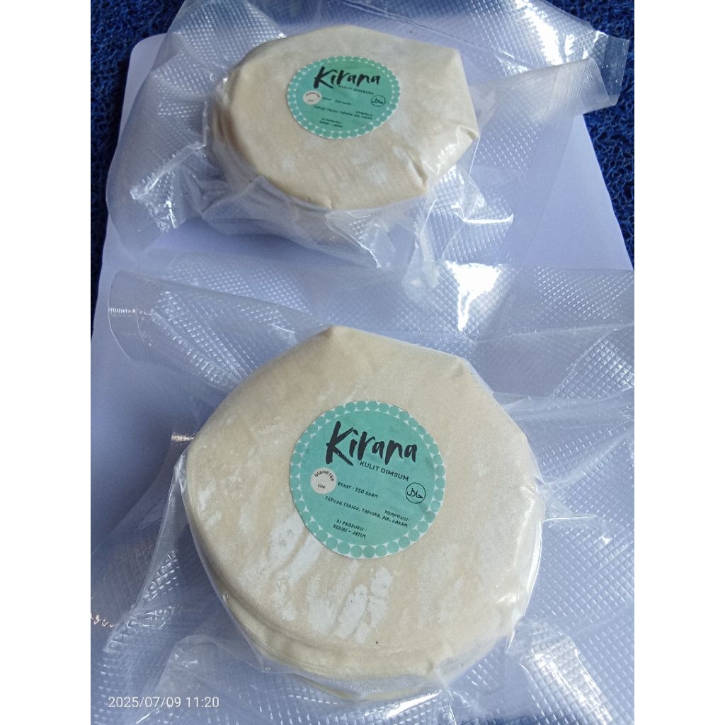 

KULIT DIMSUM GYOZA SIOMAY LENTUR 9CM BERAT 250GRAM