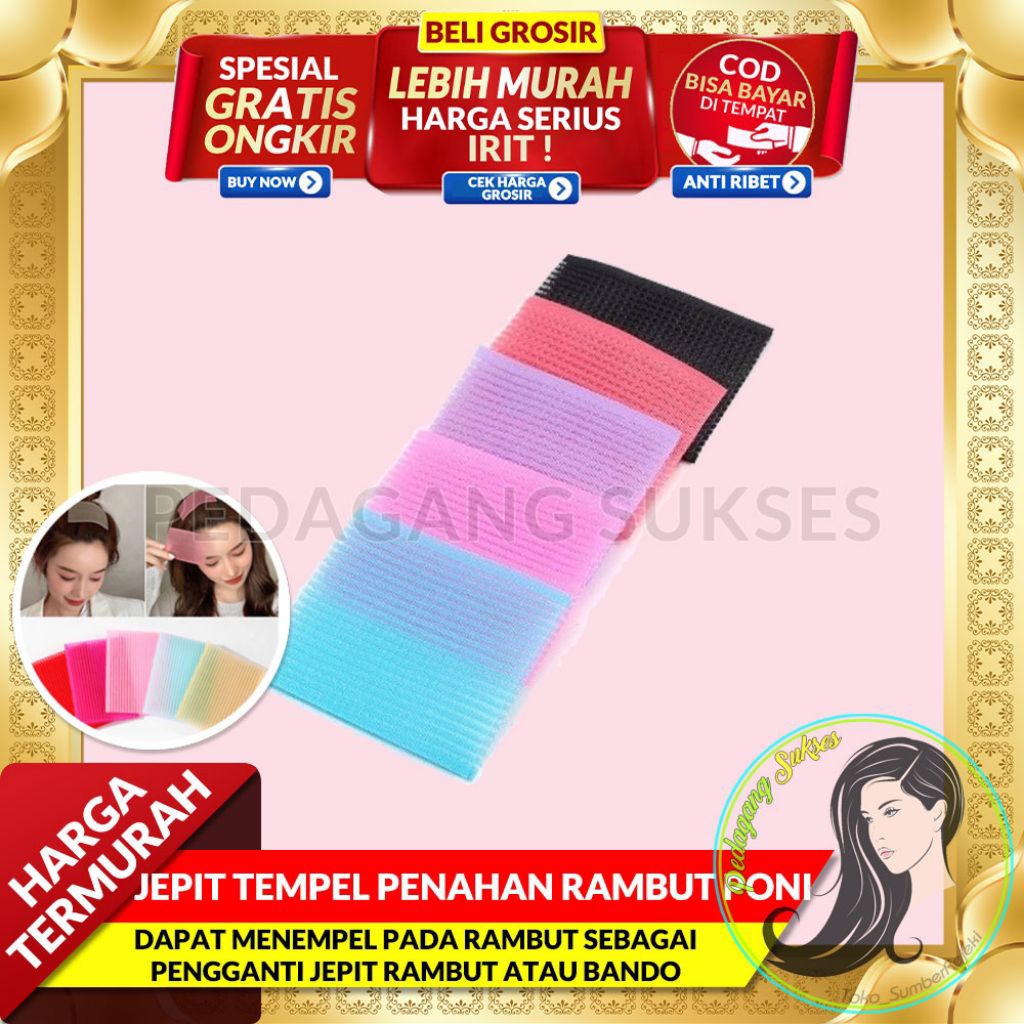 Jepit Tempel Penahan Rambut Poni / Jepit Poni / Jepitan Poni / Jepitan Rambut / Jepitan Pin Magic