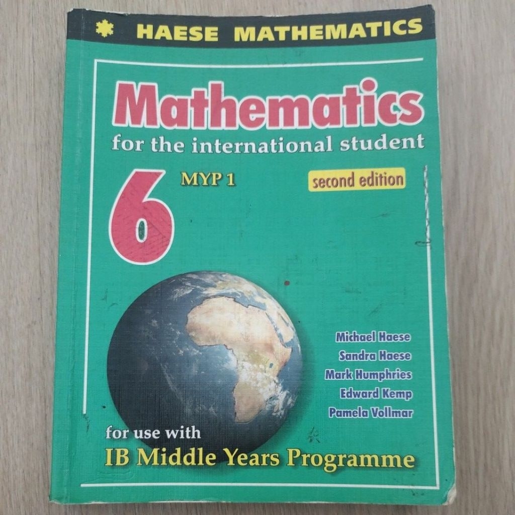 Haese Mathematics, MYP 1, SECOND EDITION