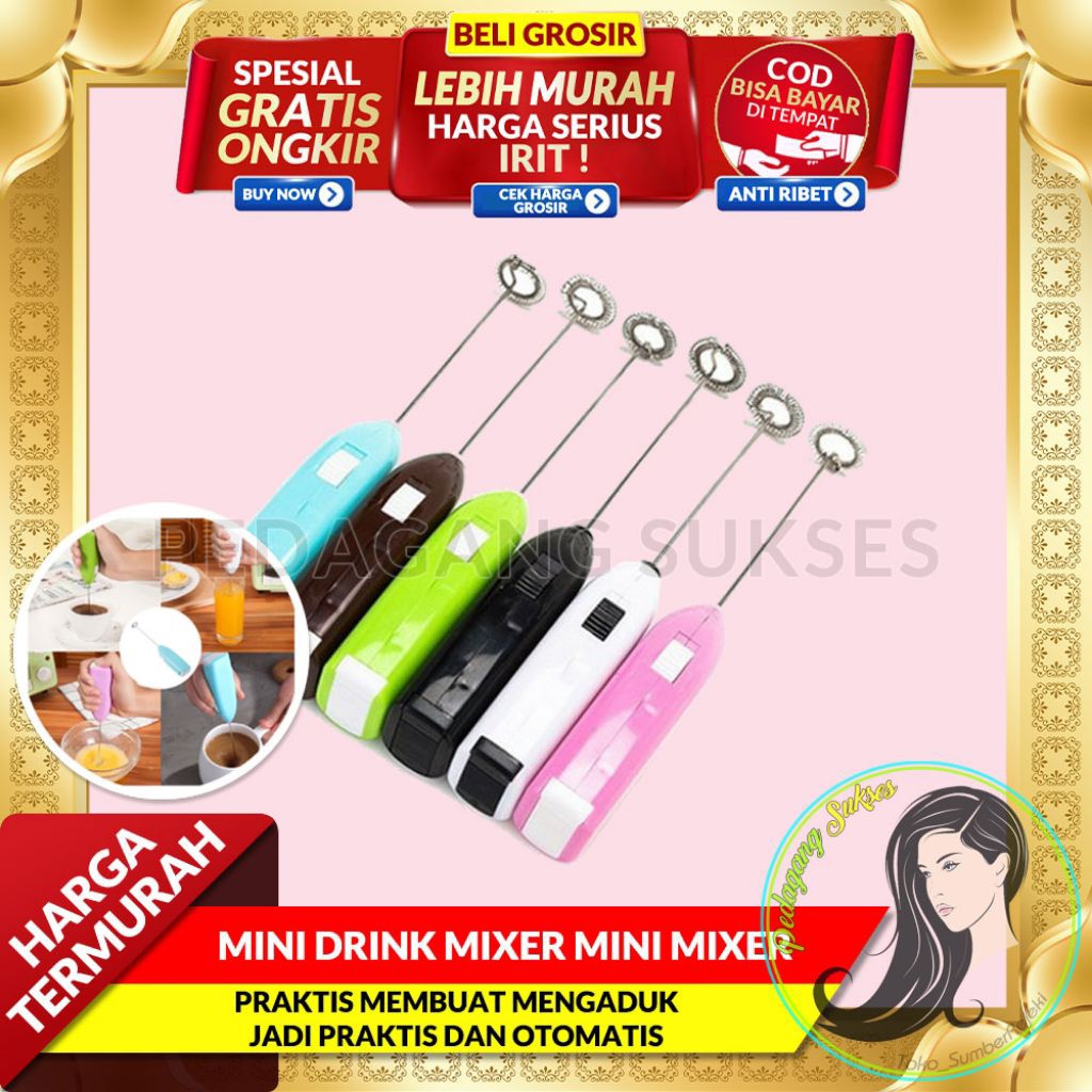 Pengocok Telur Elektrik Hand Mixer Mini Electric Milk Frother — 9