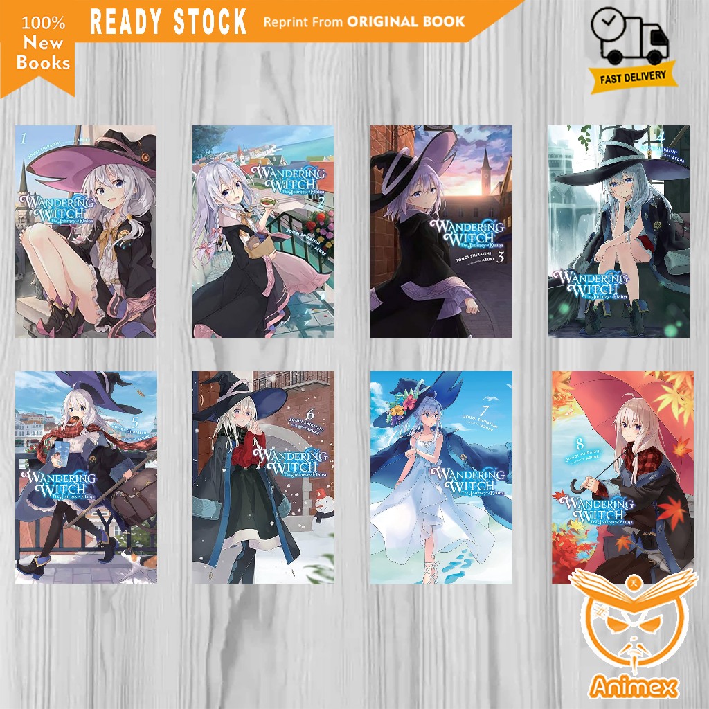 wandering witch the journey of Elaina light novel Vol. 1 - 13 English