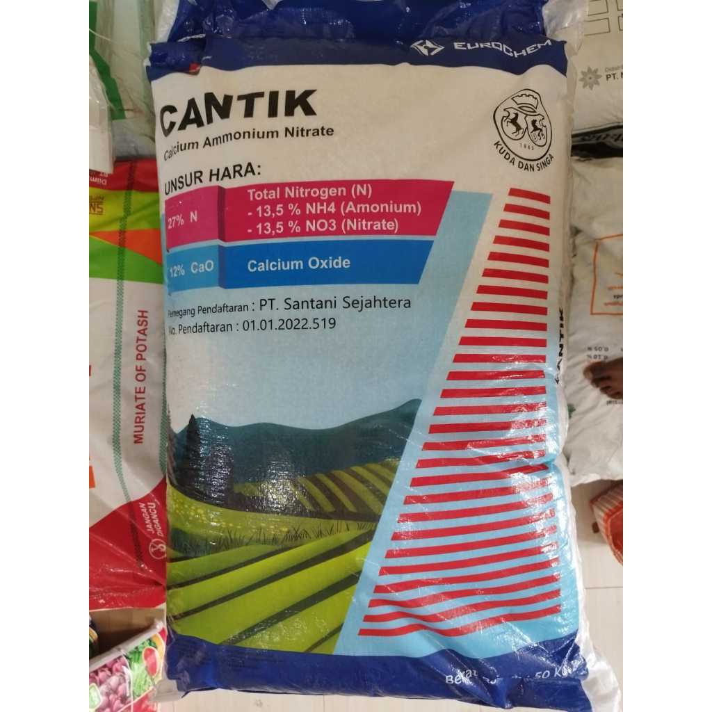 

PUPUK CANTIK 50 KG Calsium ammonium nitrate