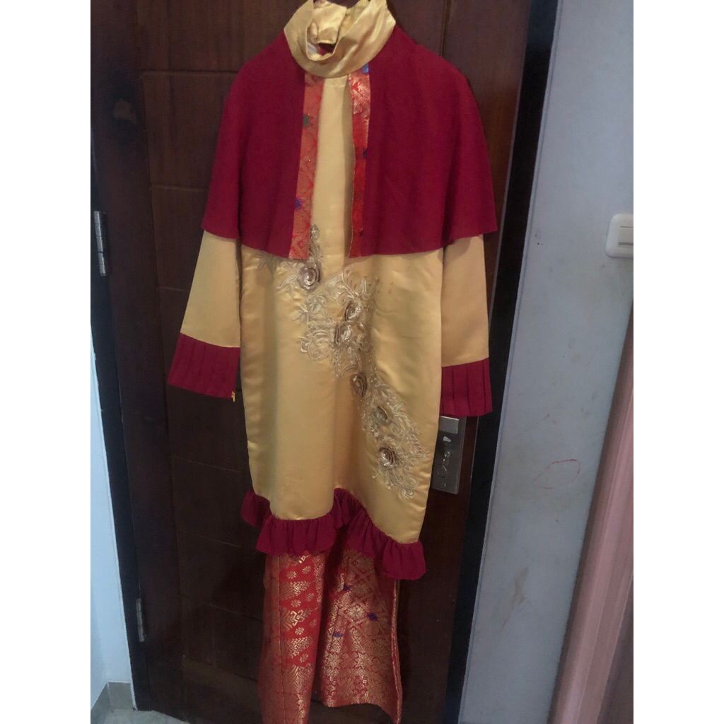 gamis songket palembang