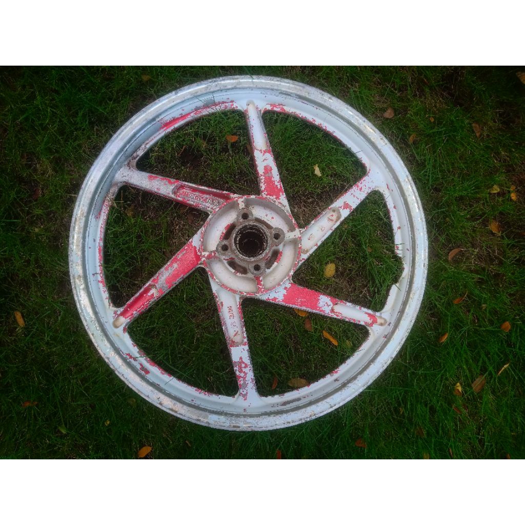 VELG PALANG BALOK SUZUKI SATRIA RU120 RU 120 LUMBA HIU LSCM ORIGINAL BELAKANG DOUBLE DISCK