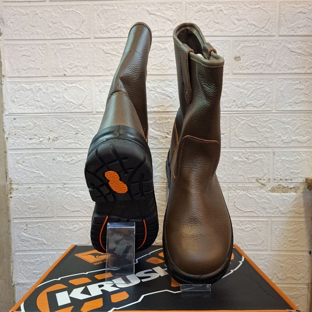 Sepatu Safety Krusher Texas Brown / Safety Shoes Krusher Original