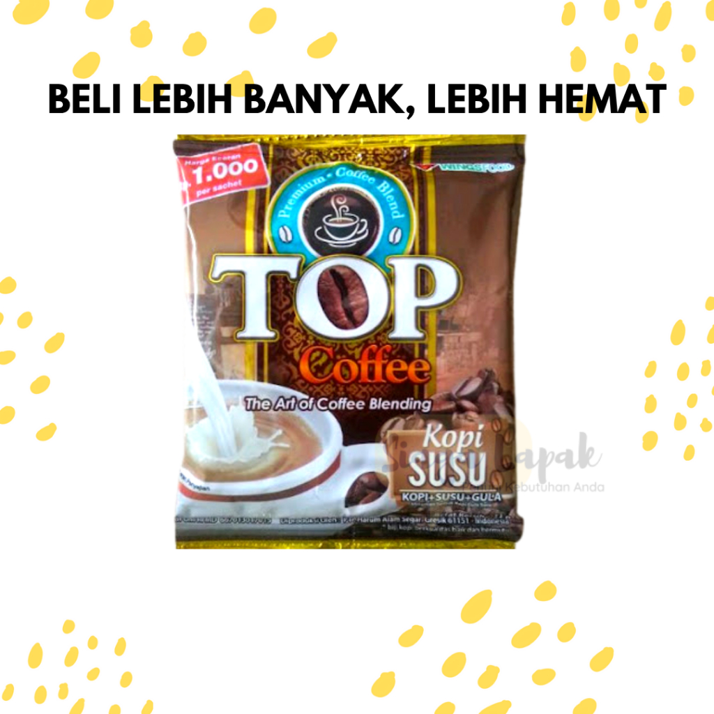 

Top Susu ECERAN 1 SACHET Kopi Instan Milk Coffee [BELI BANYAK LEBIH MURAH]