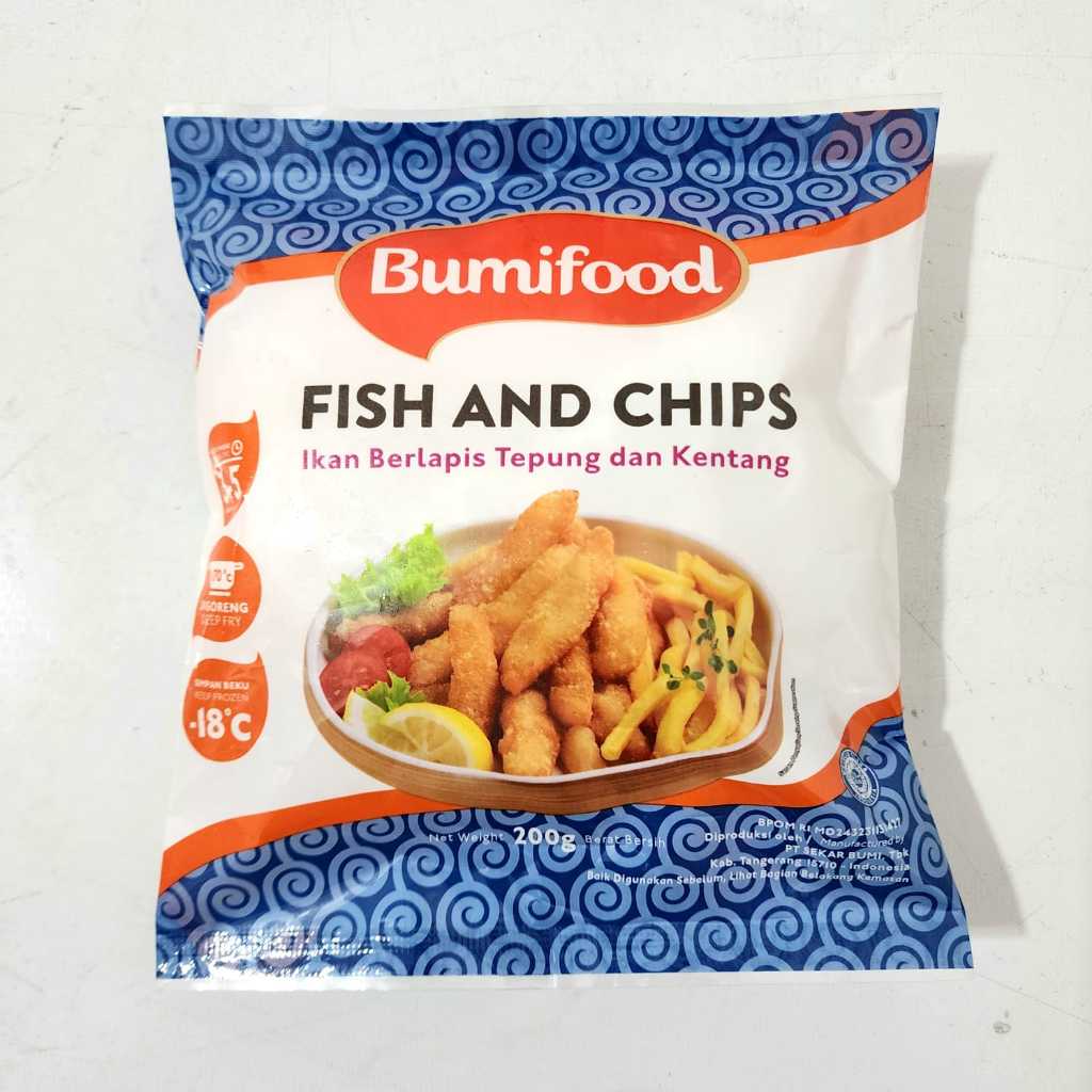 

Bumi Food Fish and Chip 200gr - Ikan Berlapis Tepung dan Kentang