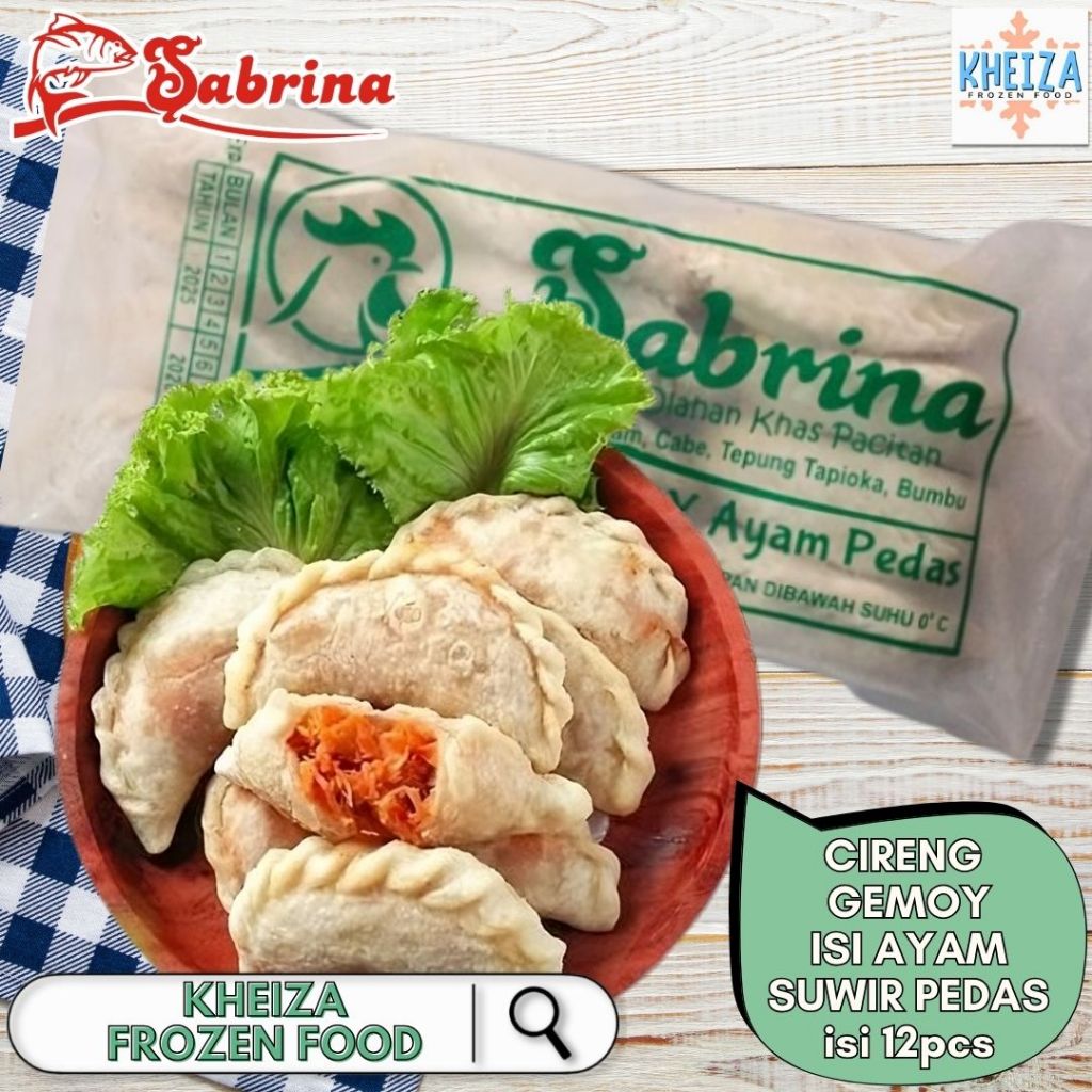 

SABRINA CIRENG GEMOY isi AYAM PEDAS - TUNA PEDAS - Oleh Oleh KHAS PACITAN - Kheiza Frozen