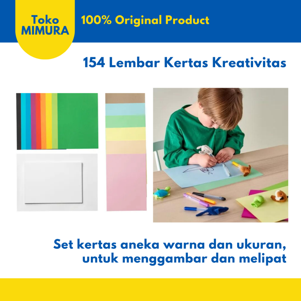 

Kertas Lipat Kertas Gambar Aneka Warna dan Ukuran 145 lembar A4 A4 A5 IKE