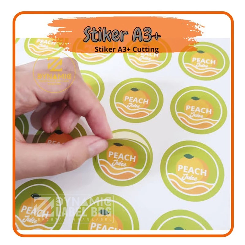 

Sticker Custom Chromo / Hvs (Cetak + Cut). Model Bulat, Persegi & Sesuai Pola (Custom)