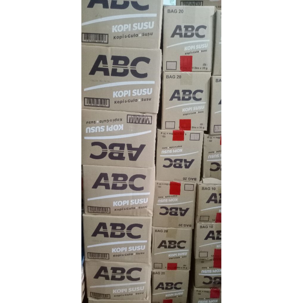 

ABC susu isi 12 renceng 1 dus