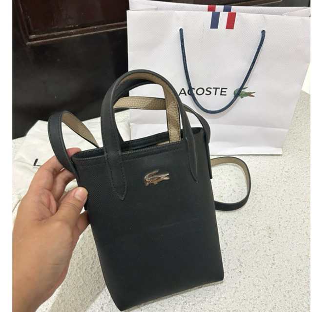 Preloved Clutch Tote Lacoste Original