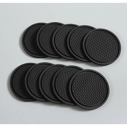 Silikon Silicone Alas Tatakan Geles Glass Botol Minum Aksesoris Interior Mobil Karet Anti Slip