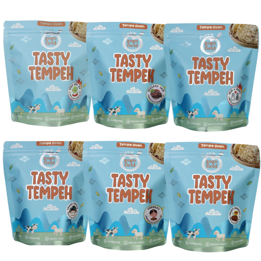 

Gogofield Tempeh Krispi MSG 70gr / Tempe Krispi / Keripik Tempe MSG / Keripik Tempeh