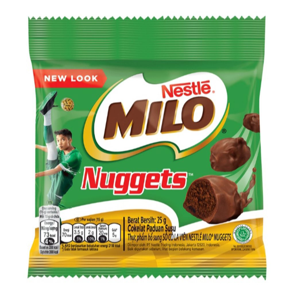 

MILO NUGGETS COKELAT 25GR