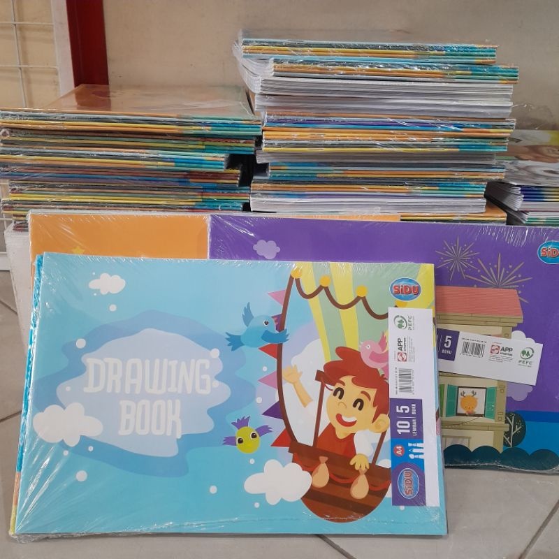 

BUKU GAMBAR SIDU A4 A3 1 PACK ISI 5 TERMURAH BISA INSTAN