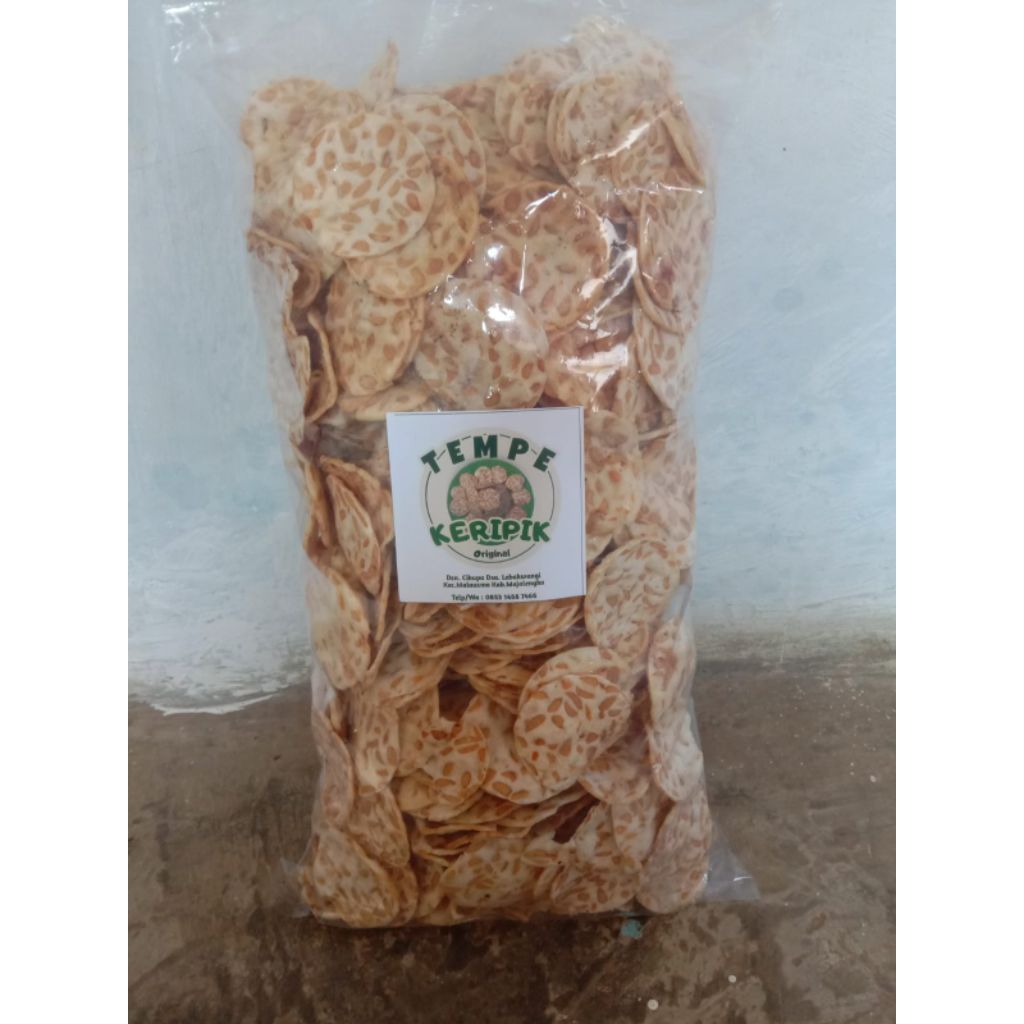 

keripik tempe sagu original renyah dan gurih 1kg