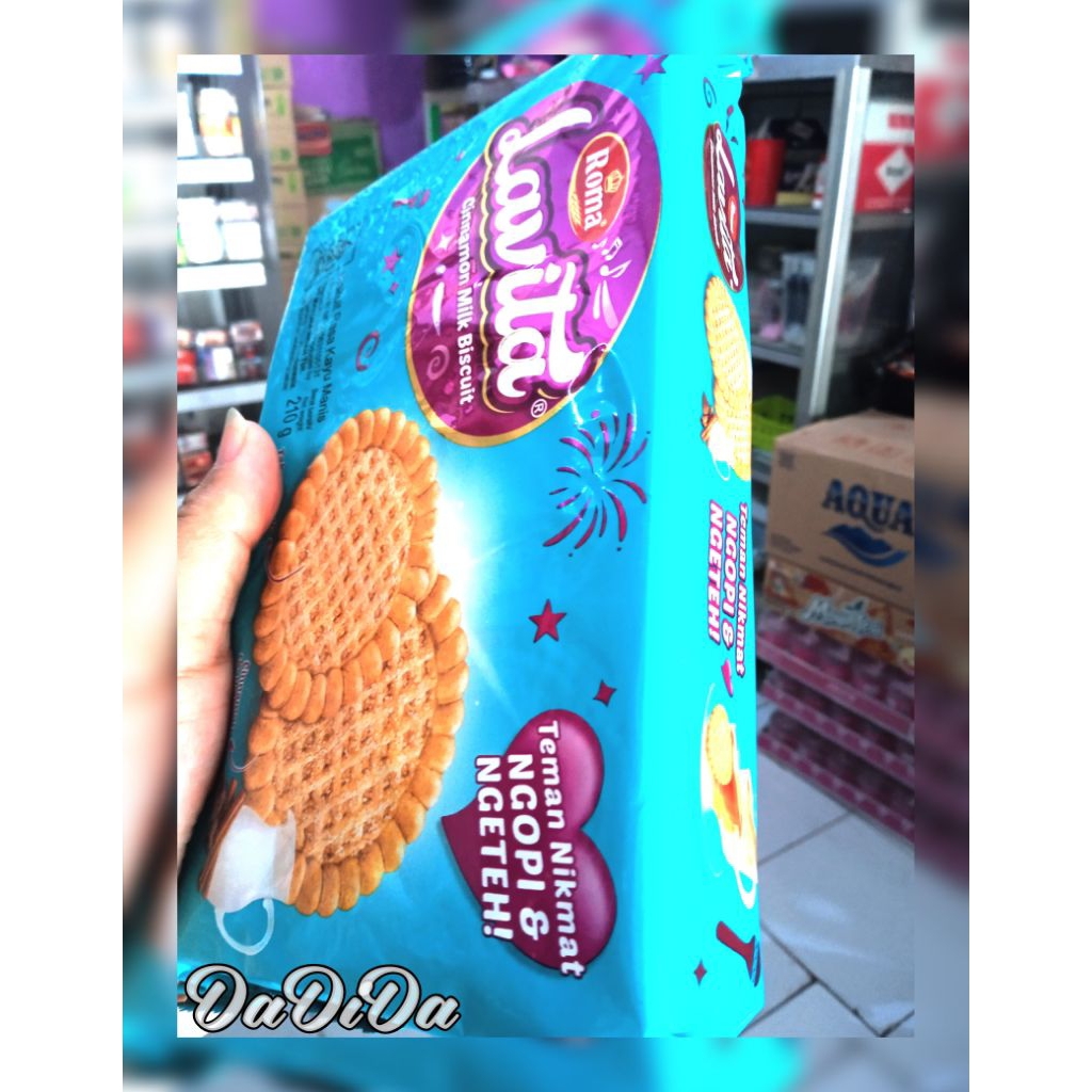 

Roma Lavita Cinnamon Milk Biskuit 210 gram