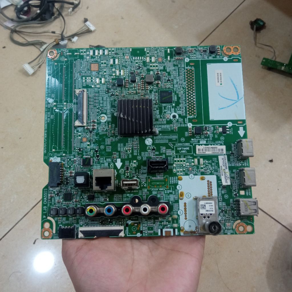 mainboard tv lg 50UK6300PTE mesin tv led android digital