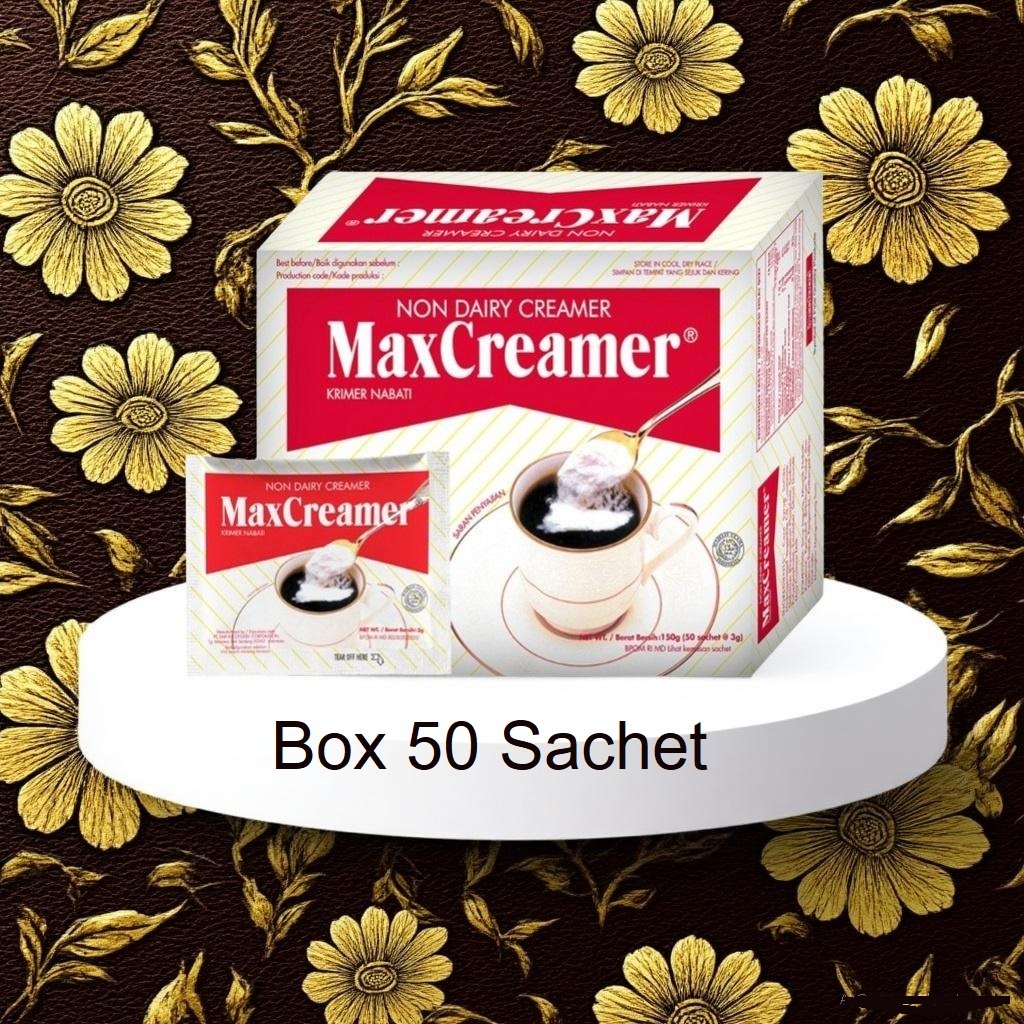 

Max Creamer MaxCreamer (Non Dairy Creamer) Krimer Sachet 50pcs (1 Box)