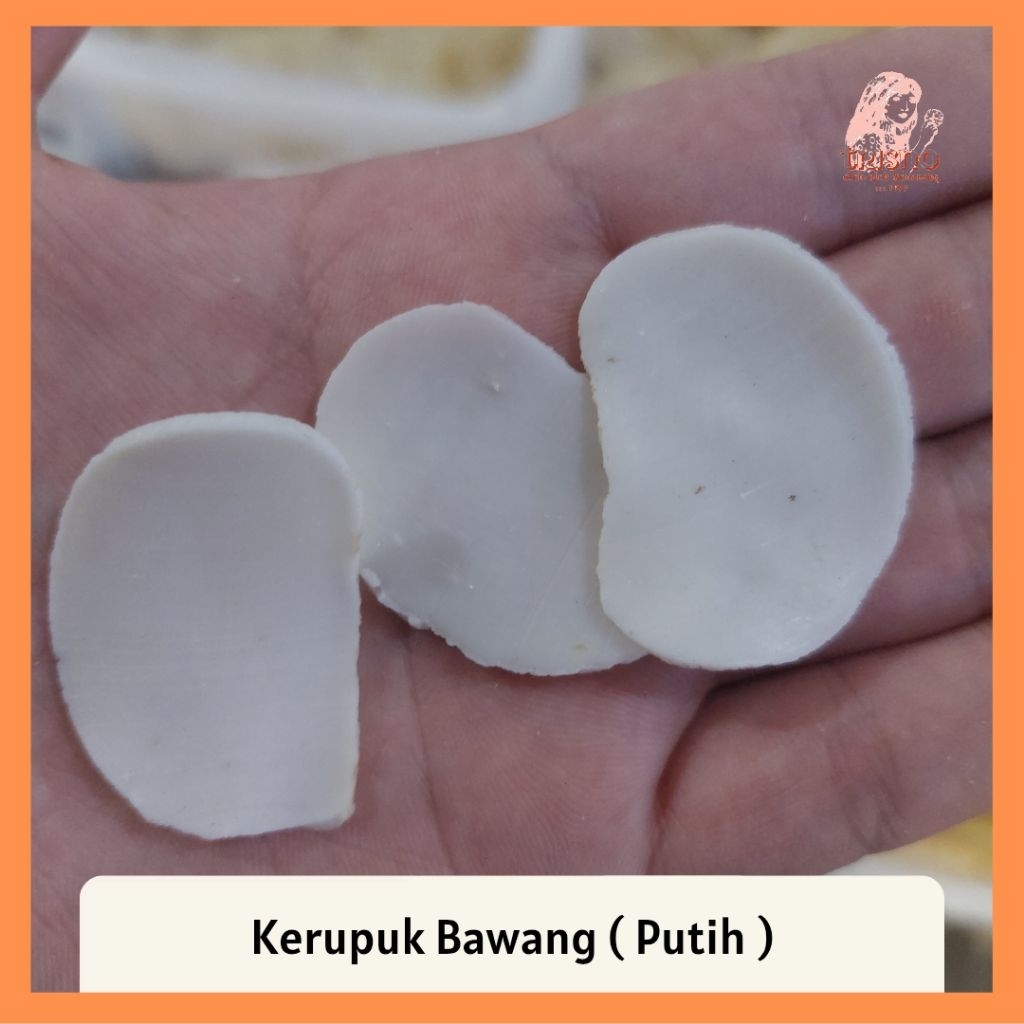 

Kerupuk Bawang Putih Mentah ( gurih )