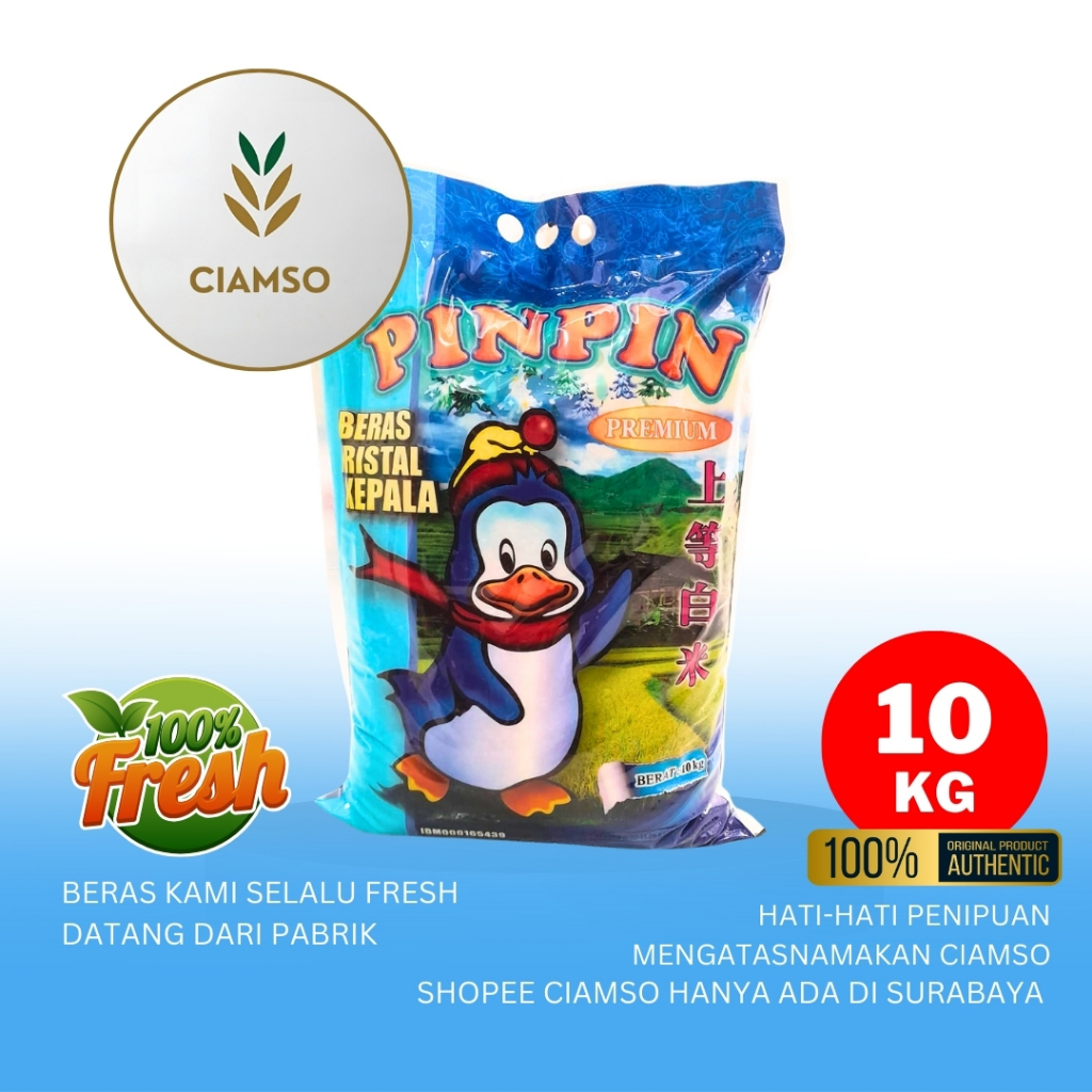 

Beras Pinpin Kemasan 10kg
