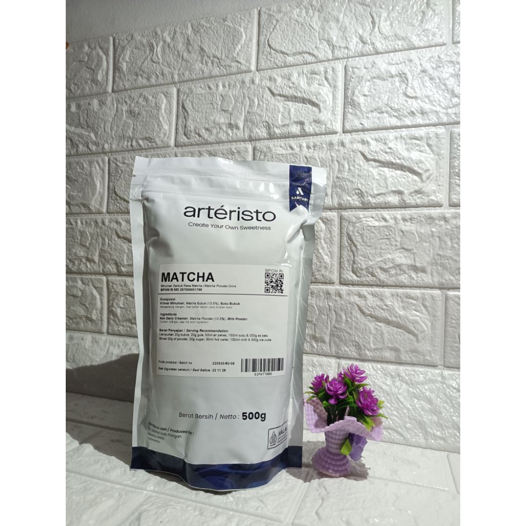 

Bubuk minuman ARTERISTO Matcha 500gr