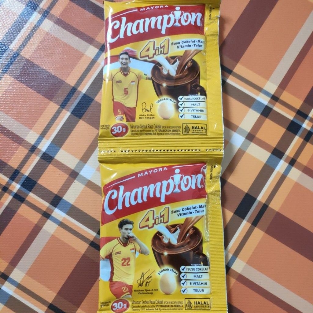 

Mayora Energen Champion 1 renteng renceng isi 5+5