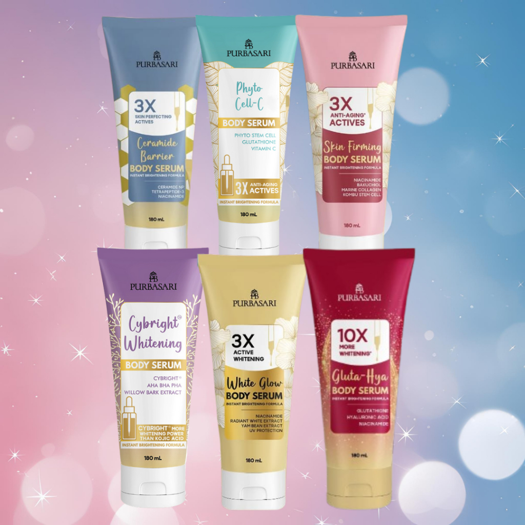PURBASARI Body Serum 180 ml Purbasari Gluta Hya Body Serum Body Lotion Purbasari