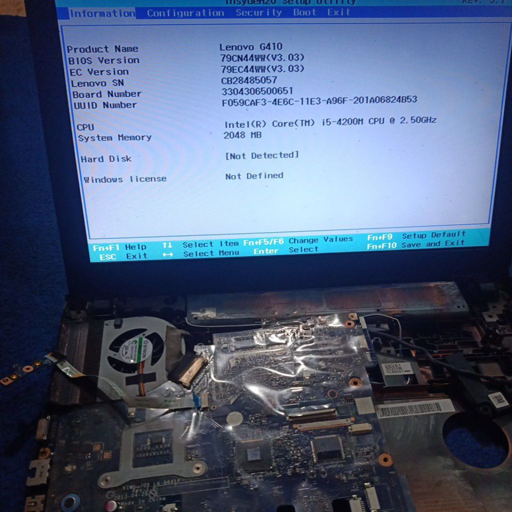 matherbod Lenovo G410 core i5 dual VGA AMD Radeon