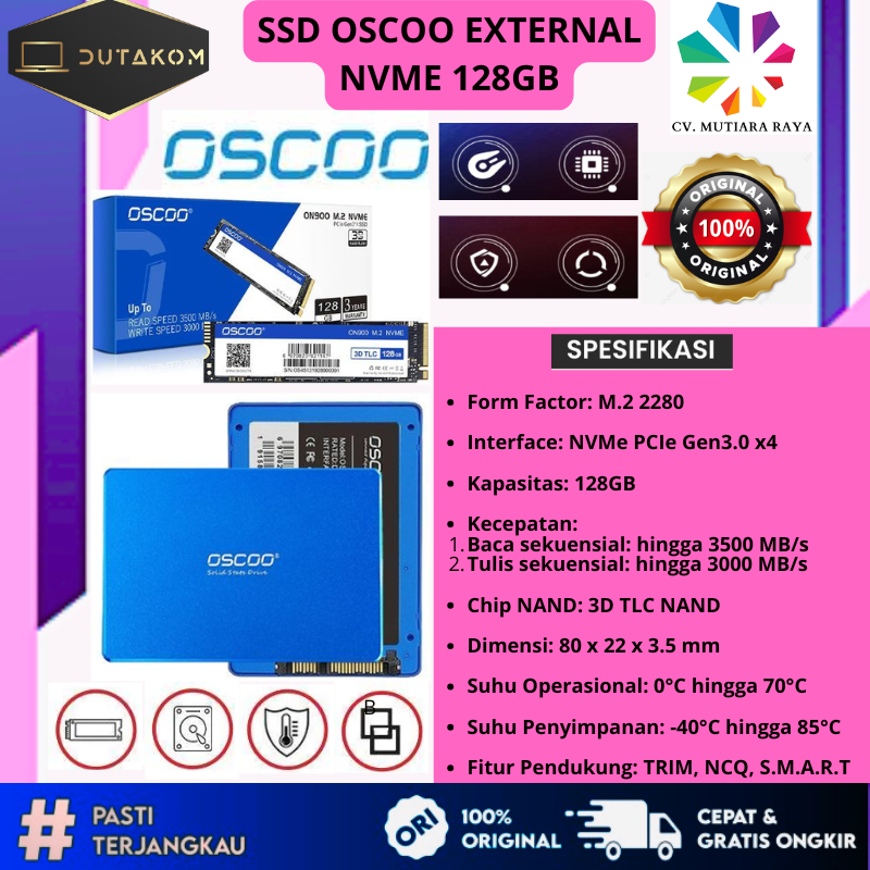 SSD EXTERNAL NVME OSCOO 128GB