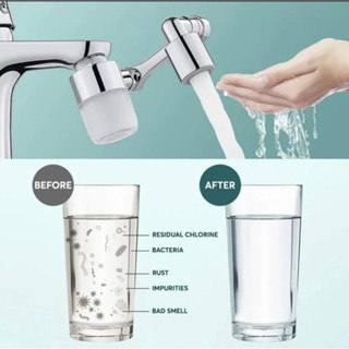 sambungan kran wastafel + Filter purifier stainless extender faucet HSZ