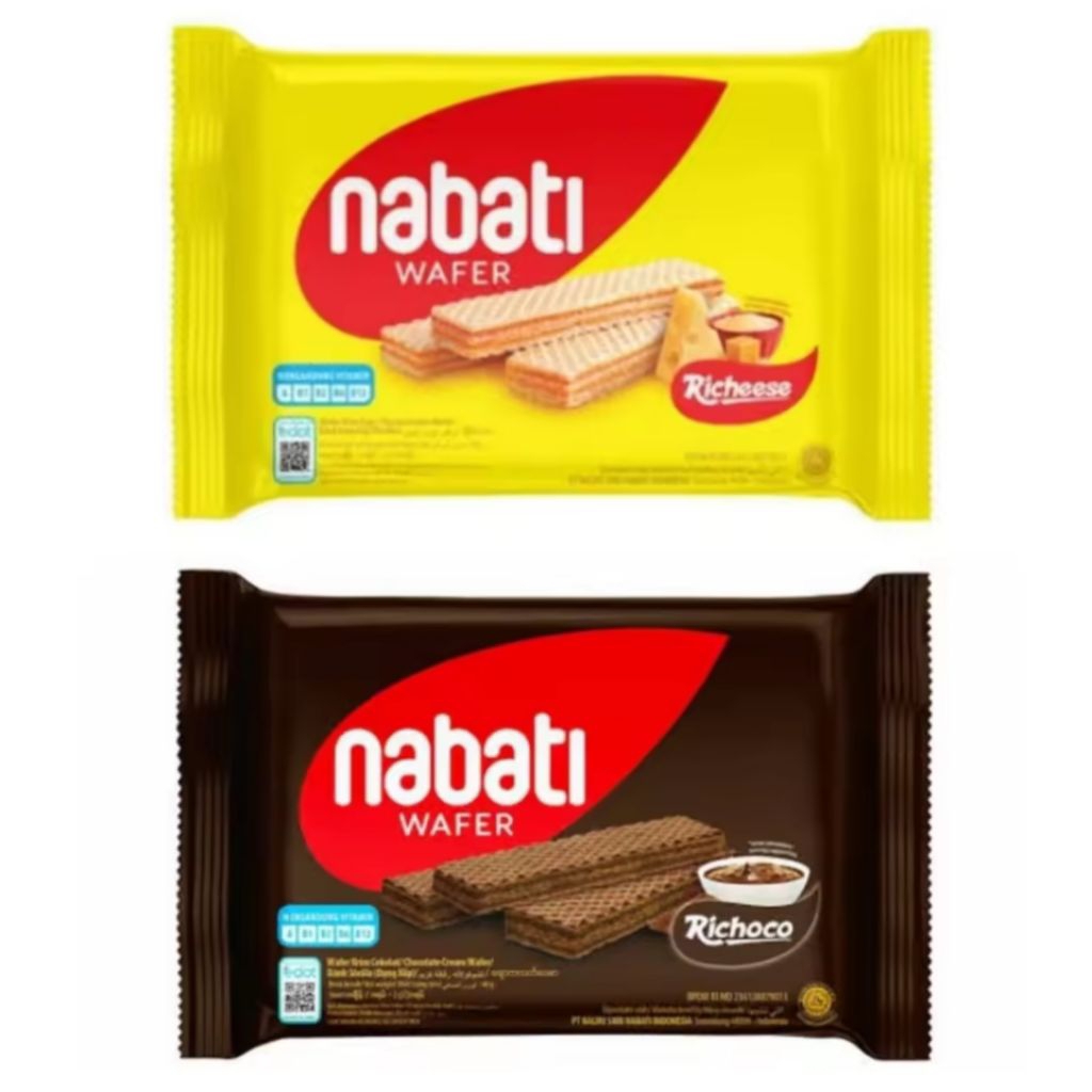 

Nabati 1 Pcs Varian Keju/ Cokelat - Wafer Renyah murah meriah | Cocok untuk cemilan ringan Dimana aja