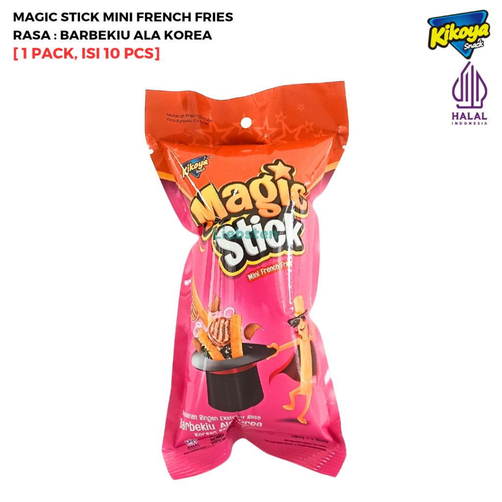 

KIKOYA SNACK Kerupuk Kentang Magic Stick Mini French Fries [1 Pack, isi 10 Pcs]