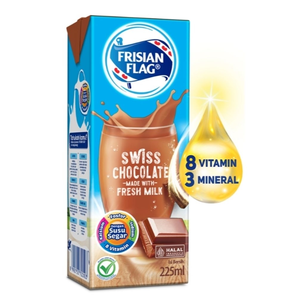

FRISIAN FLAG Susu UHT Cokelat 225 ml