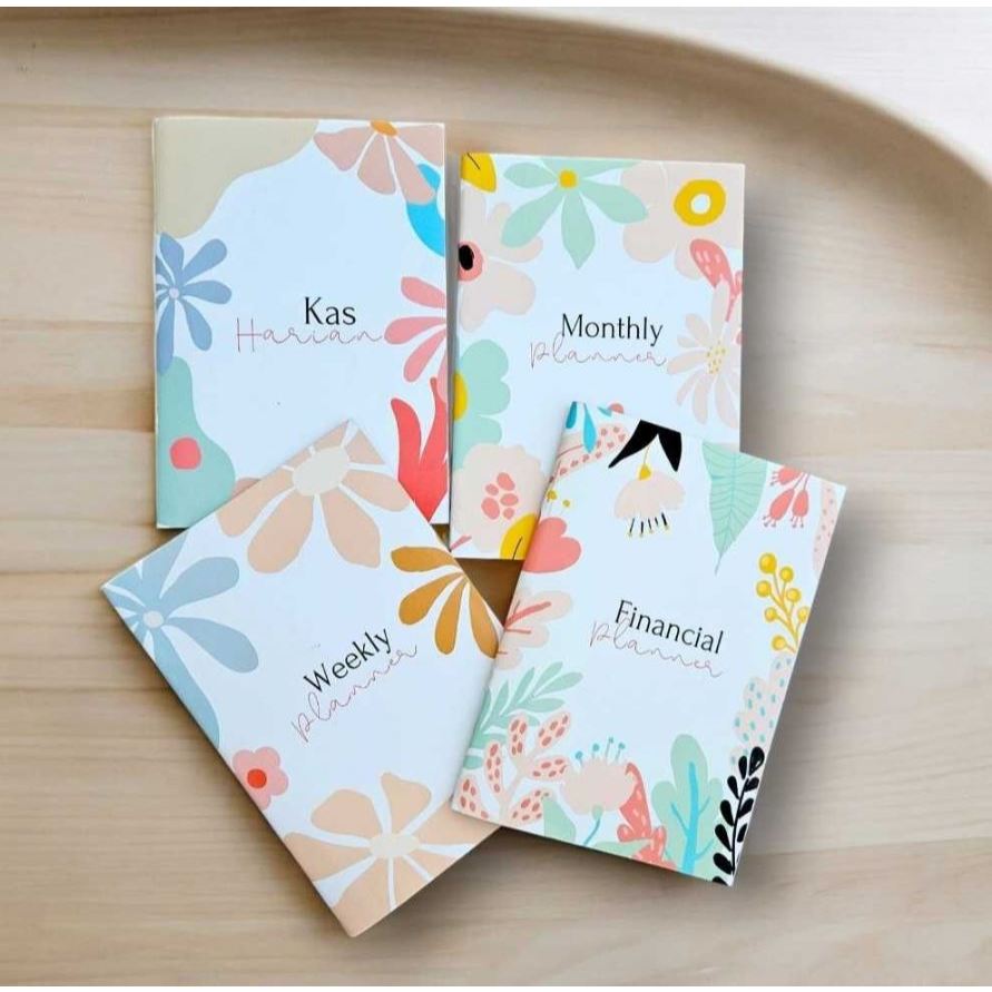 

(skr) Buku Kas Harian Financial Planner / buku monthly planner / buku weekly planner rencana keuangan pemasukan pengeluaran