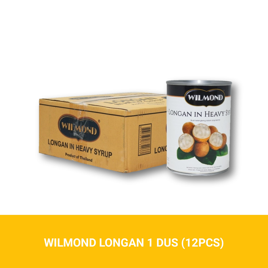 

WILMOND LONGAN 565G 1 DUS | BUAH LENGKENG DALAM KALENG 12PCS (PERDUS)