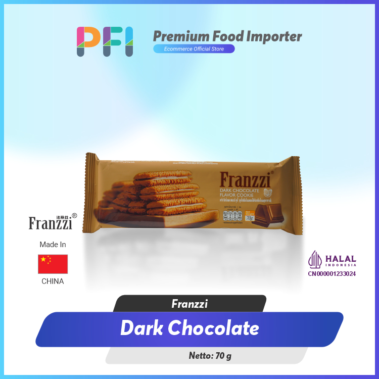 

Franzzi Rich Aroma Dark Chocolate Cookie 70gr