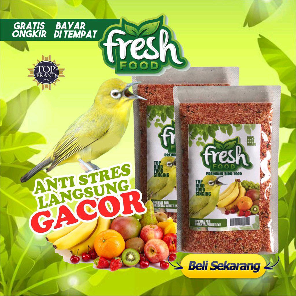 PAKAN PLECI & KENARI CEDE FRESH BUAH BUAHAN PERSATUAN SASET