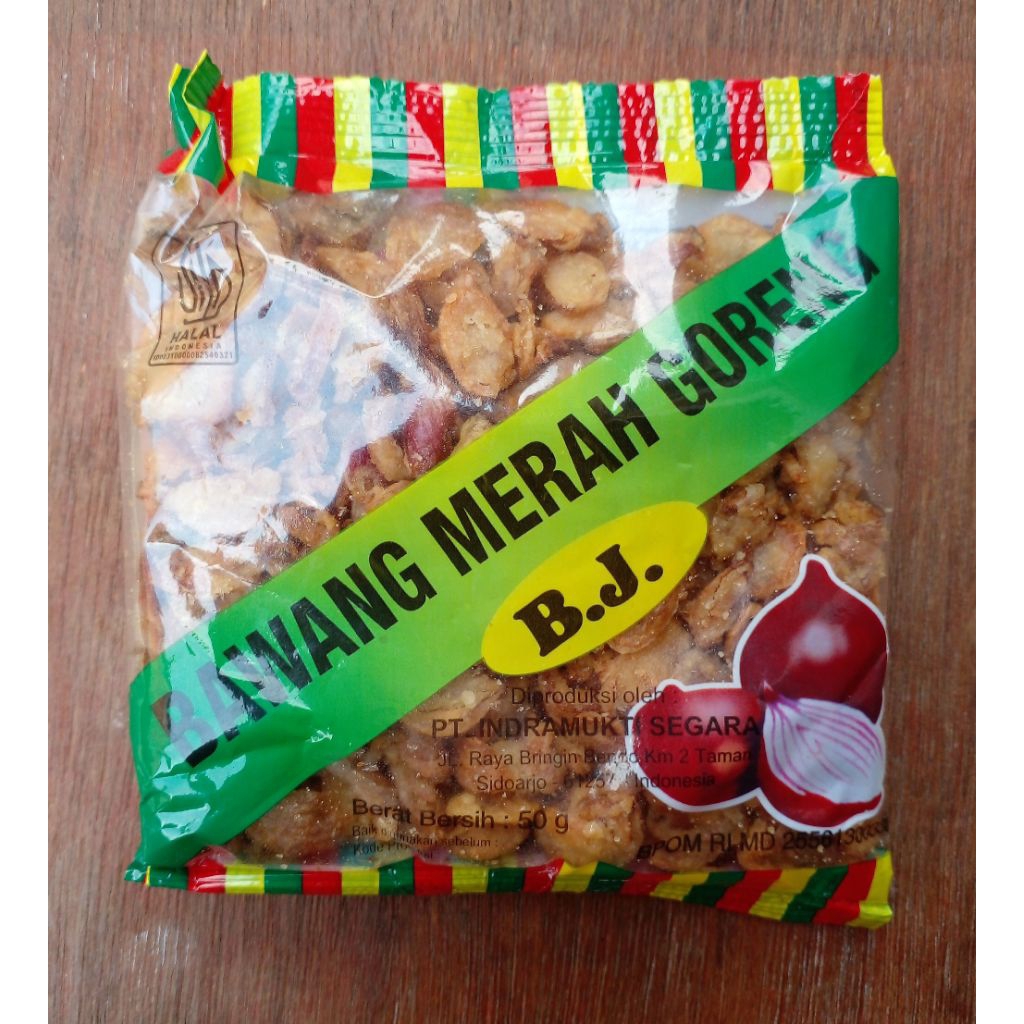 

Bawang Merah Goreng B.J. 50 gram
