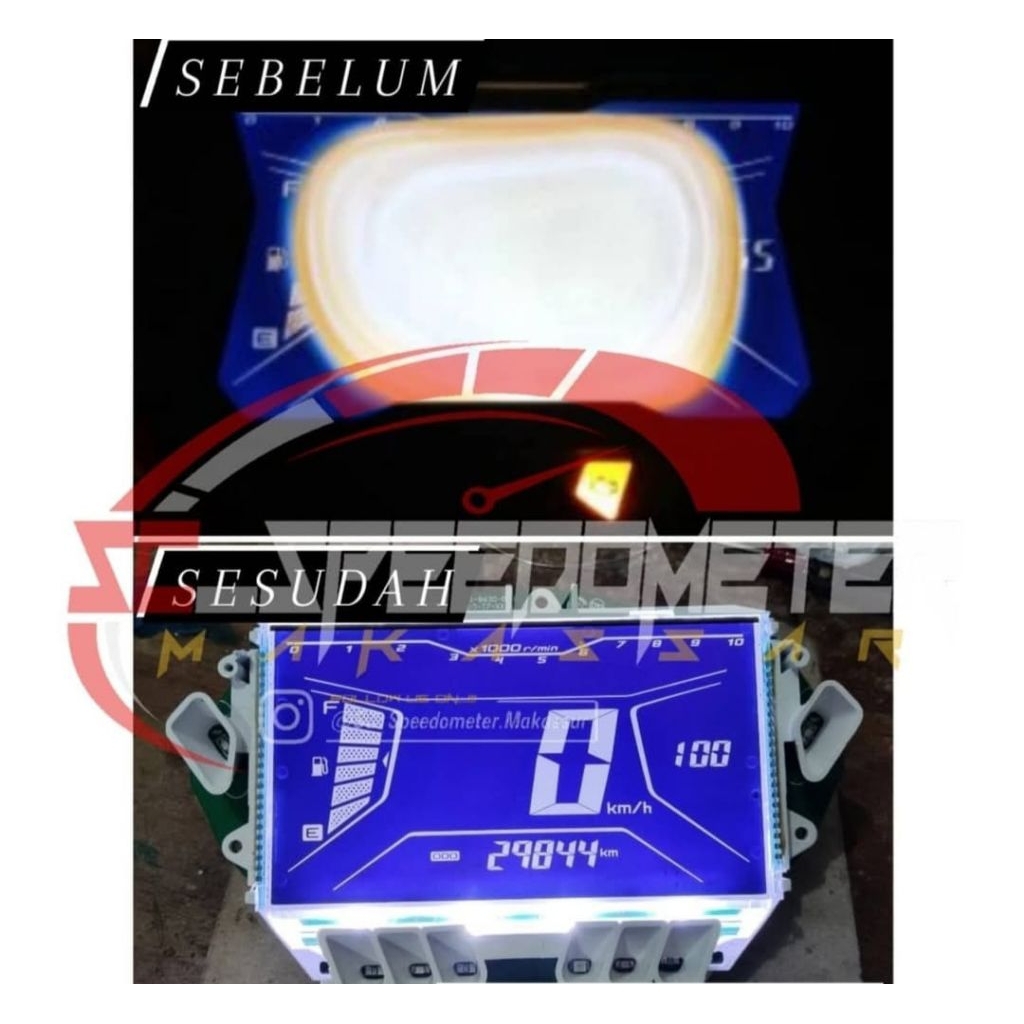 Polaris Speedometer Sunburn Motor Aerox 155 dan Lexi || Polarizer Sunburn