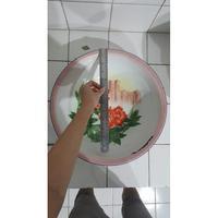 

BASKOM Baki TRAY BLIRIK ENAMEL BESI SENG Kedaung Vintage ANTIK JADUL