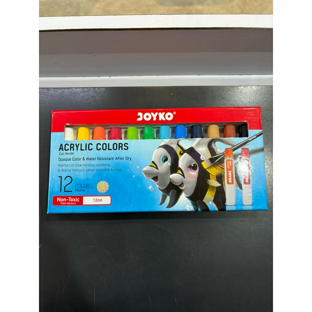 

Joyko Acrylic Color isi 12 Warna Cat Akrilik